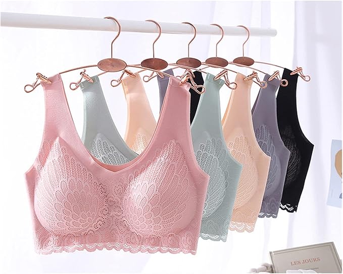 Sports Bra-Thai Latex Bra Women One Piece Wire Free Seamless Underwear Comfortable Sports Bras