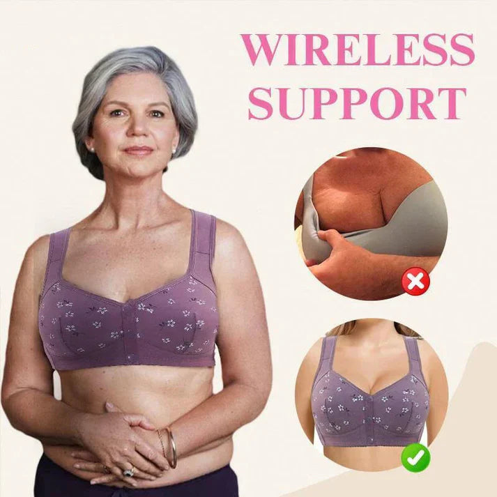 Sagging Front Open Cooling Cotton Bra Pack Of 2 and 3