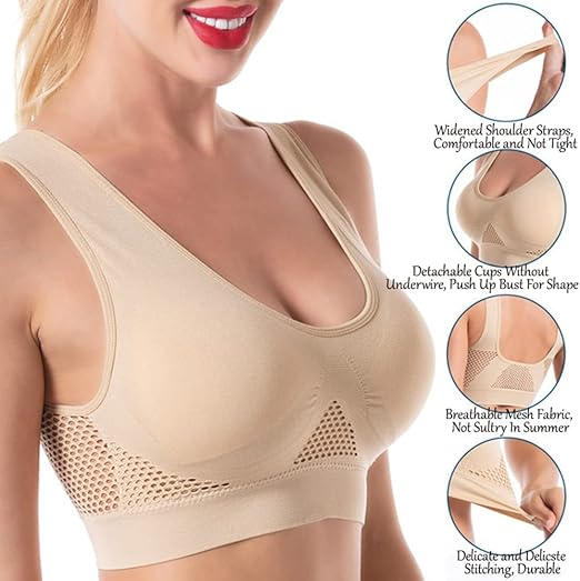 BUY 1 Get 3 Breathable Cool Liftup Air Bra